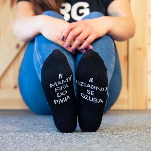 Bawełniane skarpetki z logo browaru unisex