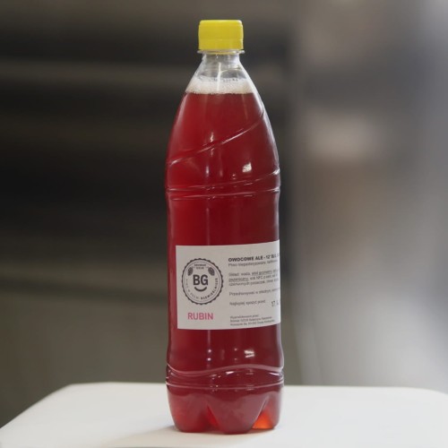 Piwo Świeże owocowe - Wiśnia-porzeczka 1L